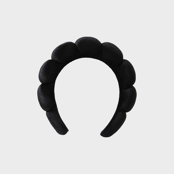 Just- Jen Velvet Cloud Suede Headband Accessory in Various Colors - Picture 5 of 7